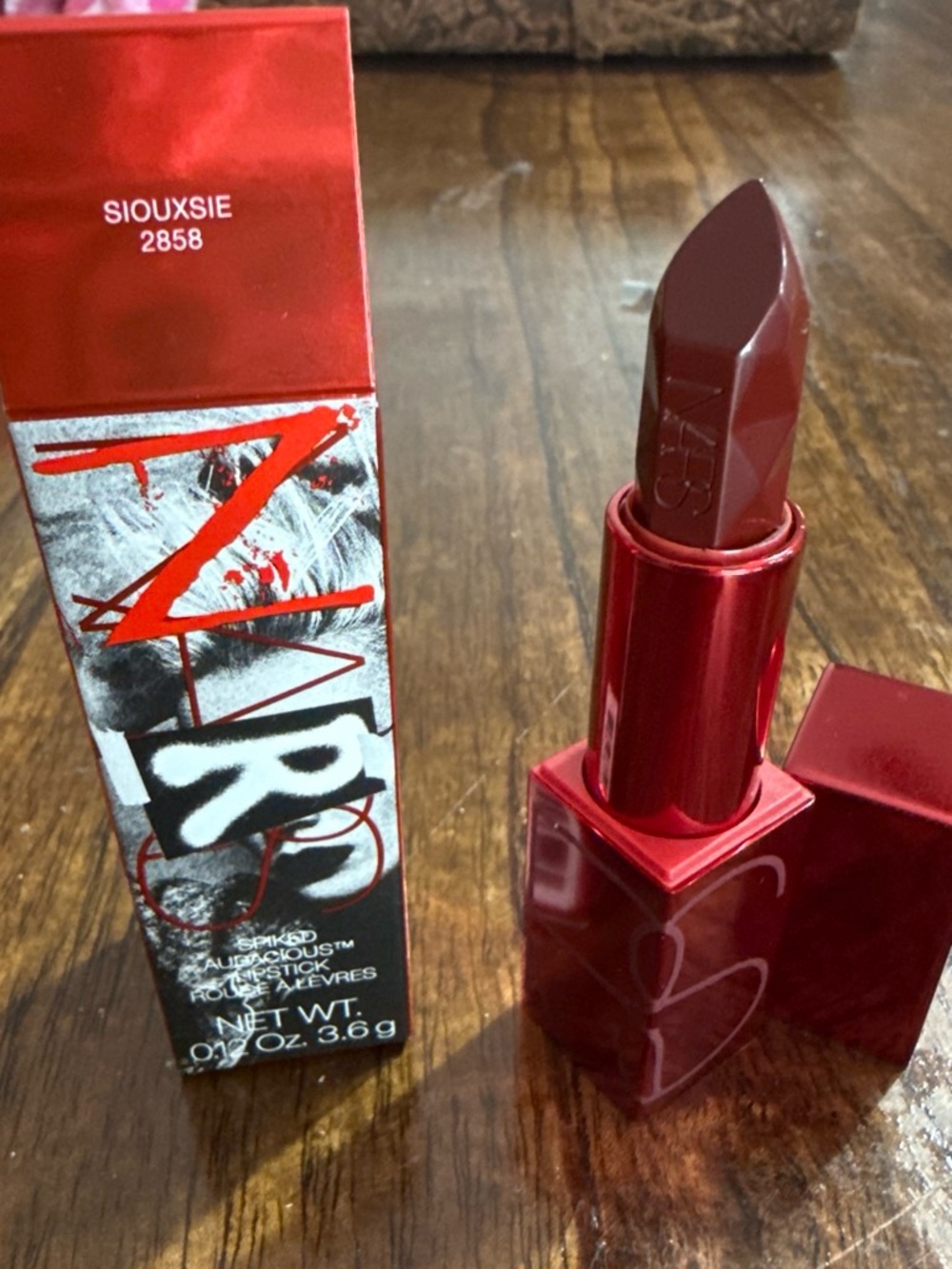 NARS Siouxsie 2858 Deep Burgundy Lipstick